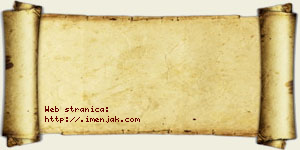 Jovana Šakota vizit kartica